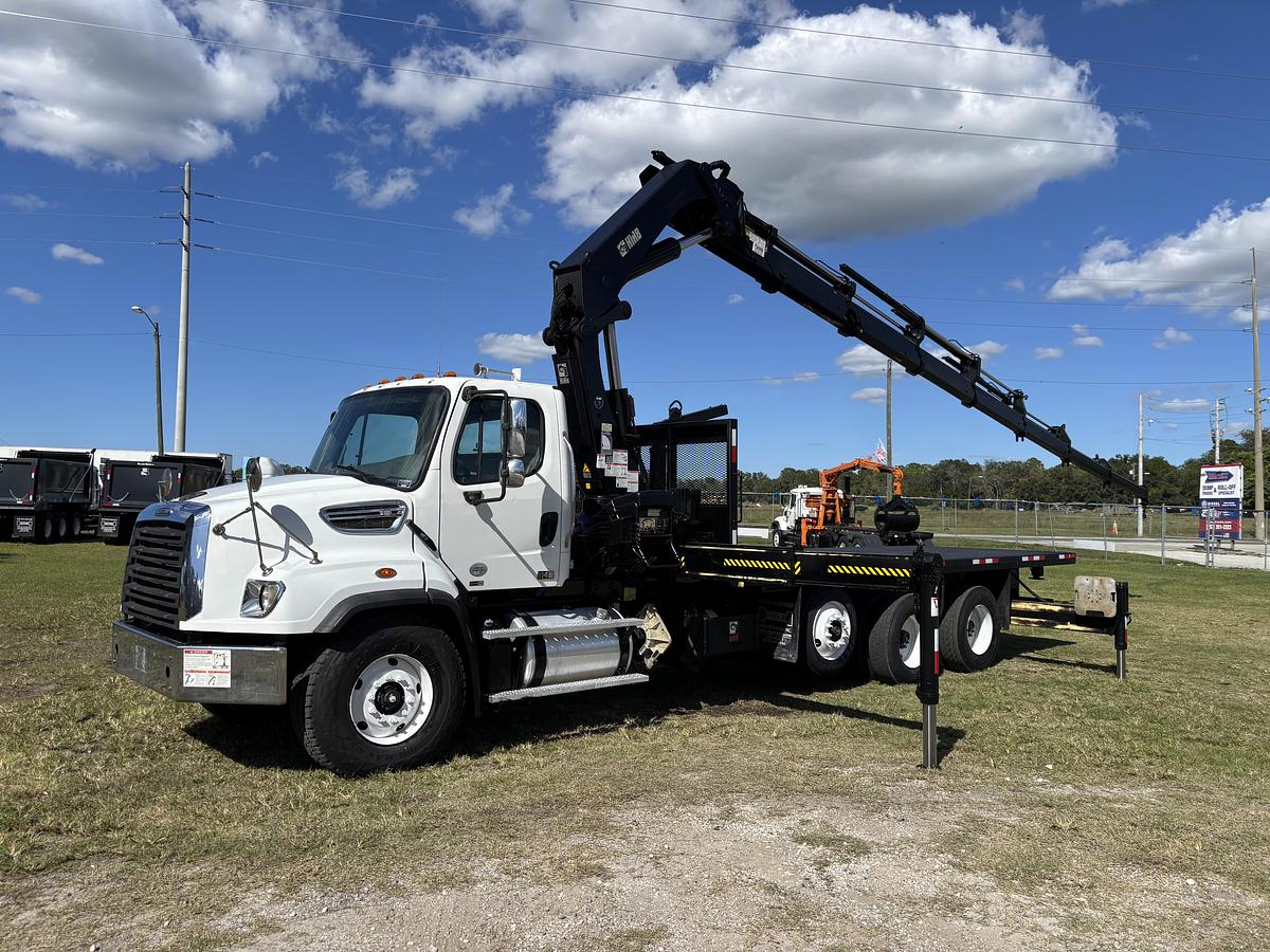Used 2015 Freightliner 114SD with HIAB XS 377 HIPRO Tri-Axle Knuckle Boom Truck #5794