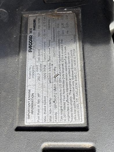 Used 2012 Peterbilt 365 Tri-Axle Roll-Off Truck