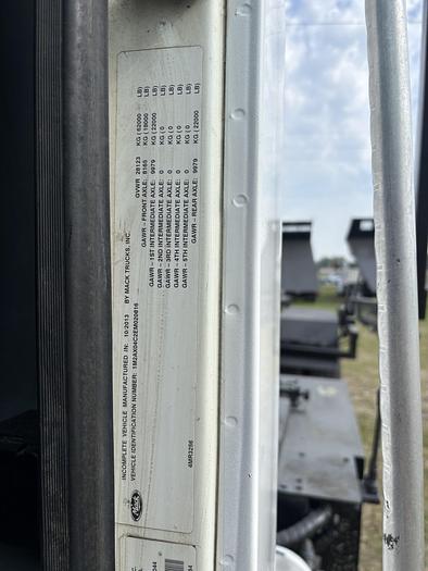 Used 2013 Mack GU713 Tandem-Axle Roll-Off Truck