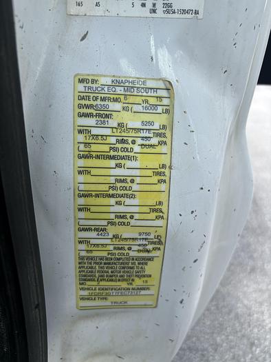 Used 2015 Ford F-350 Super-Duty Flatbed Dump