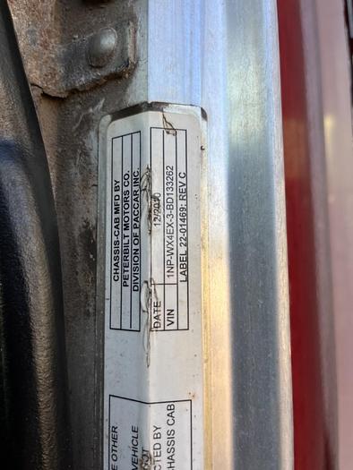 Used 2011 Peterbilt 388 Tri-Axle Cab & Chassis