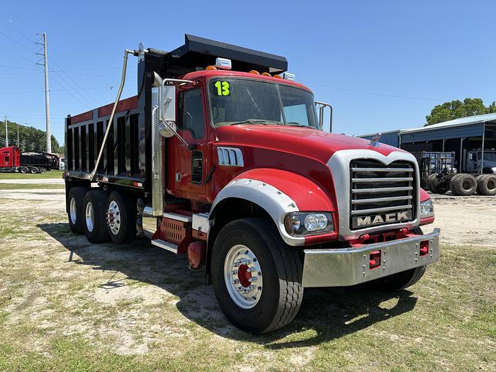 Used 2013 Mack GU713 Tri-Axle Dump Truck
