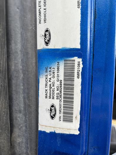 Used 2014 Mack GU813 Tri-Axle Dump Truck