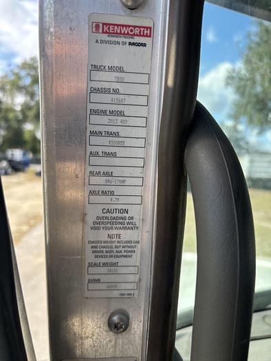 Used 2014 Kenworth T800 Tri-Axle Dump Truck #5621