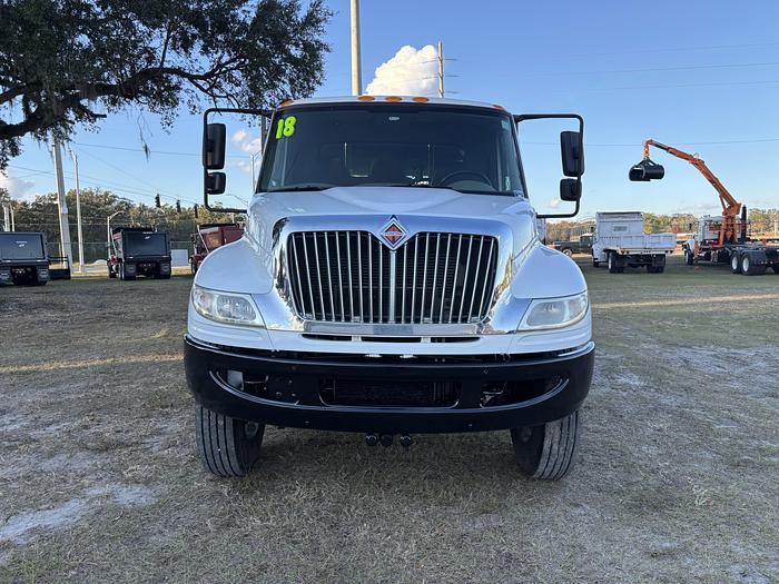 Used 2018 International Duraster 4300 Flatbed Dump Truck #5758