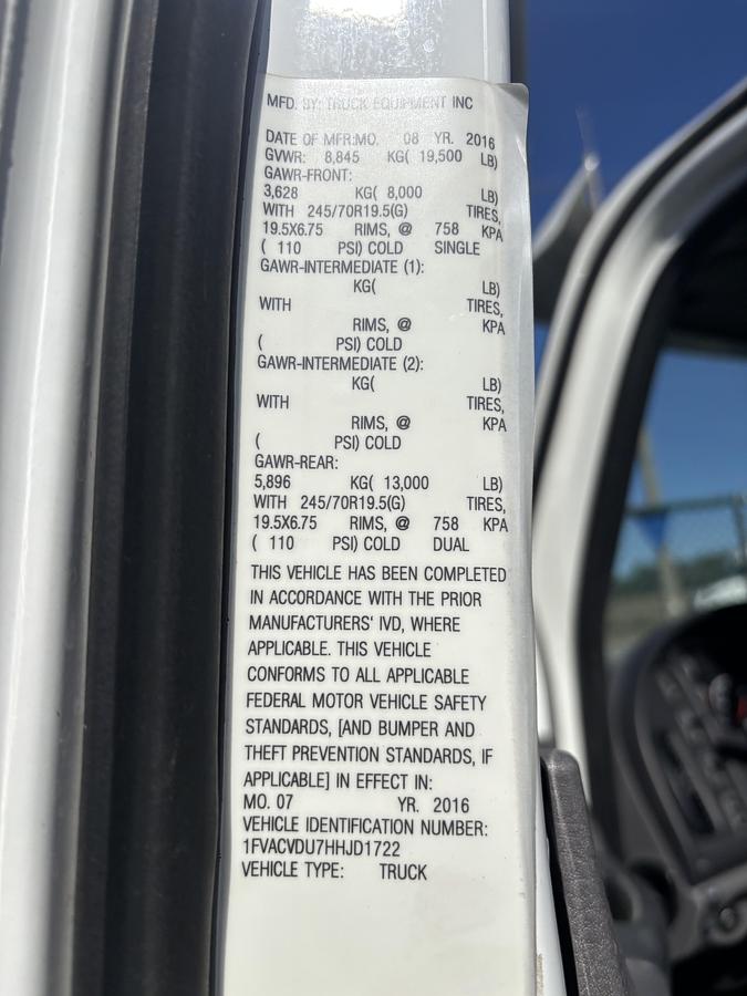 Used 2017 Freightliner M2 106 #5785