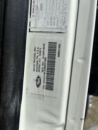 Used 2013 Mack GU813 Tri-Axle Dump Truck #5757