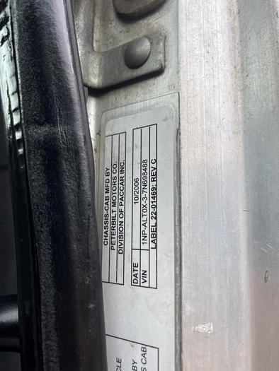 Used 2007 Peterbilt 357 Tri-Axle Dump Truck #5701