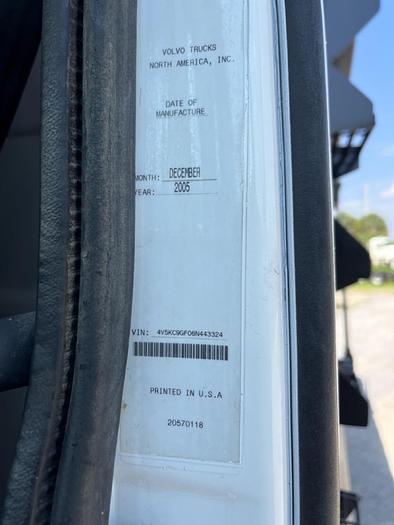 Used 2006 Volvo VHD Tri-Axle Dump Truck #5627