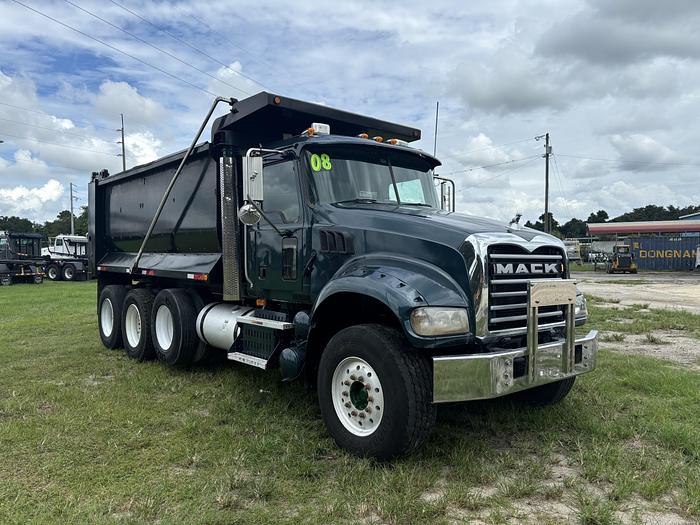 Used 2008 Mack GU713 Tri-Axle Dump Truck