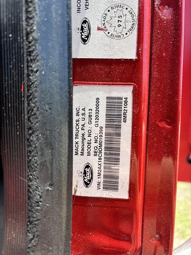 Used 2013 Mack GU813 Tri-Axle Dump Truck