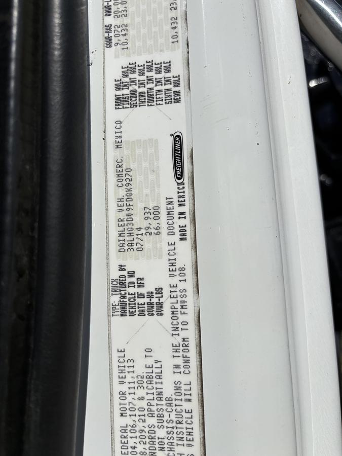 Used 2015 Freightliner 114SD with HIAB XS 377 HIPRO Tri-Axle Knuckle Boom Truck #5794