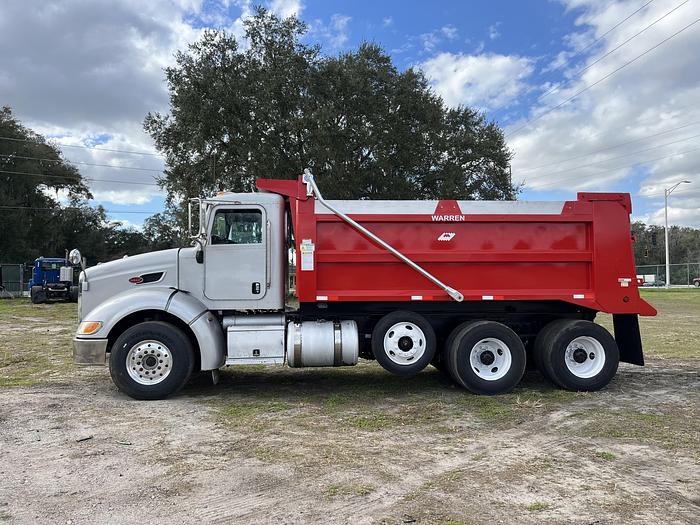 Used 2012 Peterbilt 338 Tri-Axle Dump Truck