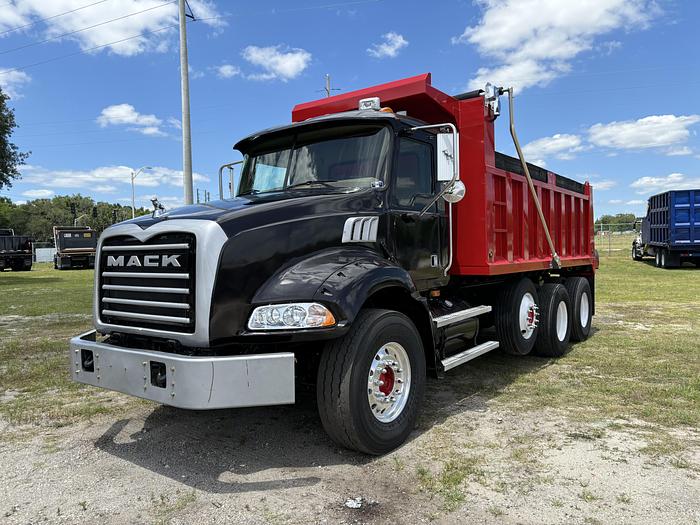 Used 2009 Mack GU813 Tri-Axle Dump Truck
