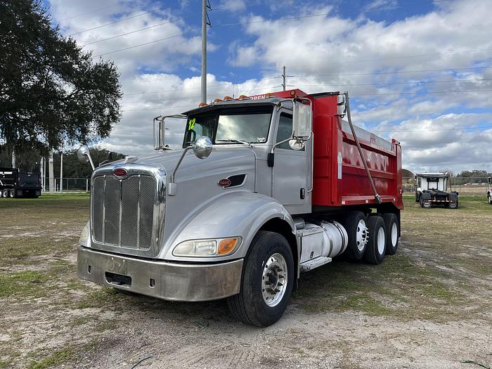Used 2012 Peterbilt 338 Tri-Axle Dump Truck