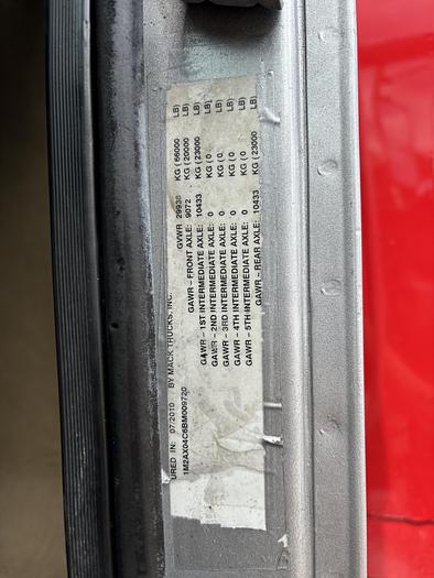 Used 2013 Mack GU713 Tri-Axle Dump Truck