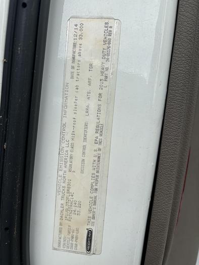 Used 2014 Freightliner Cascadia 125 Evolution Sleeper Truck (Co)