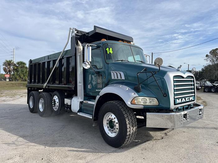 Used 2014 Mack GU813 Tri-Axle Dump Truck