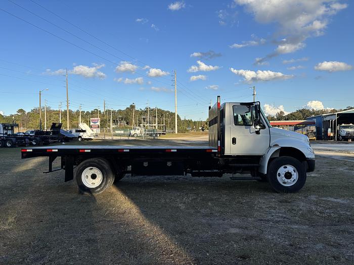 Used 2018 International Duraster 4300 Flatbed Dump Truck #5758