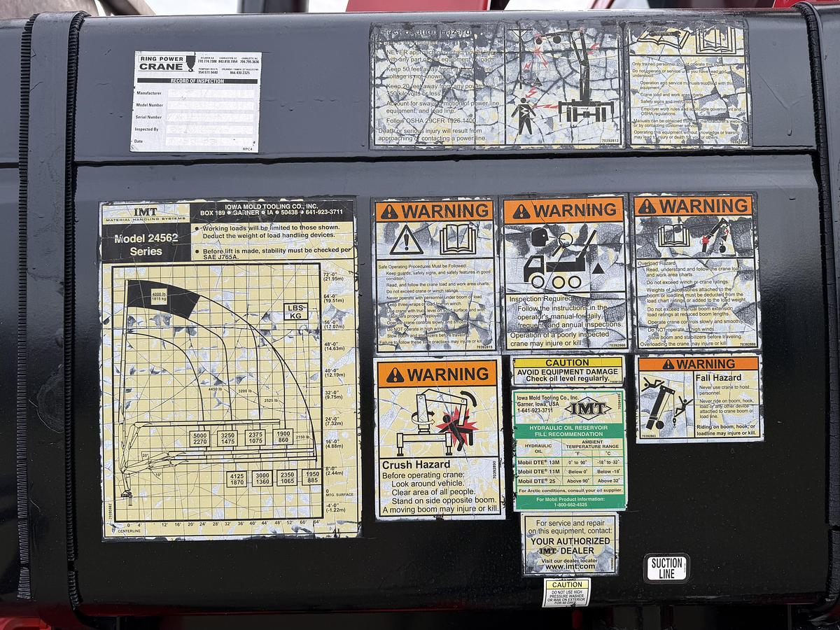 Used 2014 Freightliner 114SD Tri-Axle Drywall Boom Truck #5736