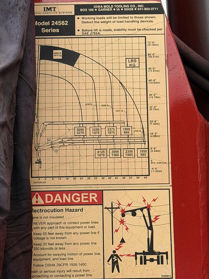 Used 2014 Freightliner 114SD Tri-Axle Drywall Boom Truck #5799