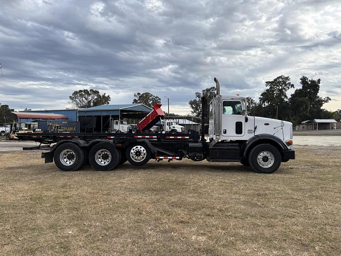 Used 2012 Peterbilt 365 Tri-Axle Roll-Off Truck