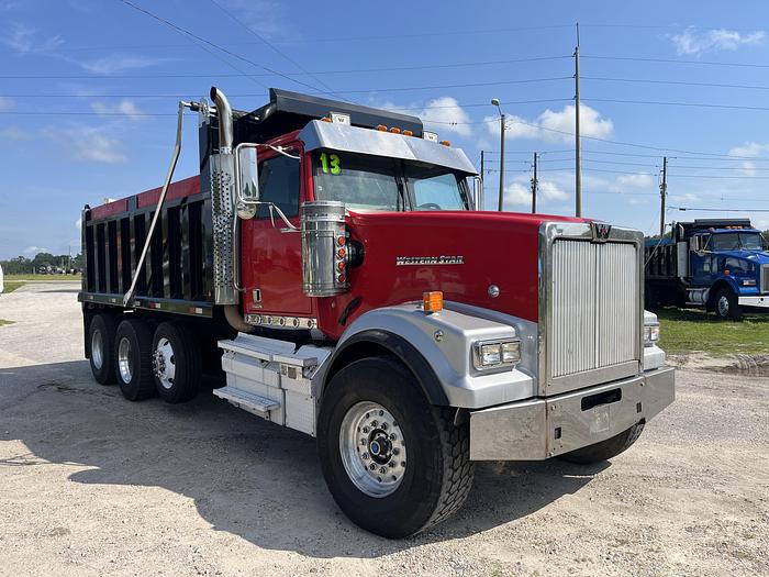 Used 2013 Western Star 4900 SF Tri-Axle Dump Truck #5627