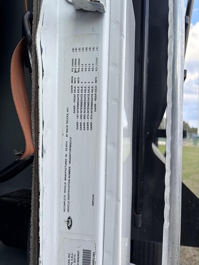 Used 2015 Mack GU713 Tri-Axle Dump Truck