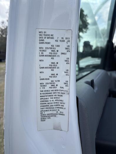 Used 2014 Ford F-550 Super-Duty Flatbed Dump #5743