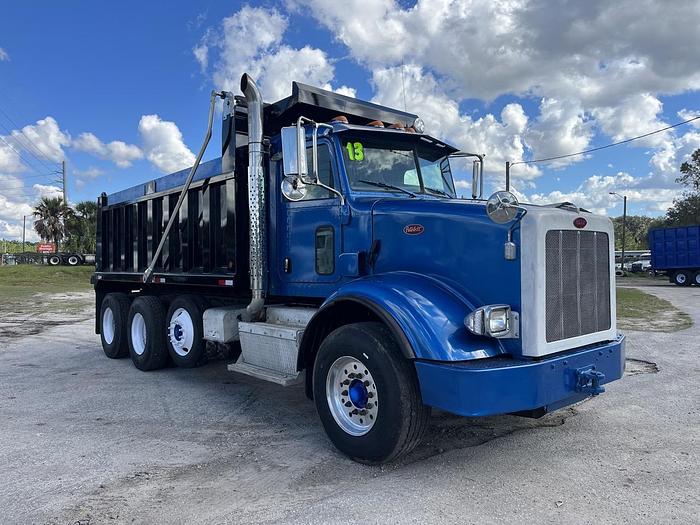 Used 2013 Peterbilt 365 Tri-Axle Dump Truck