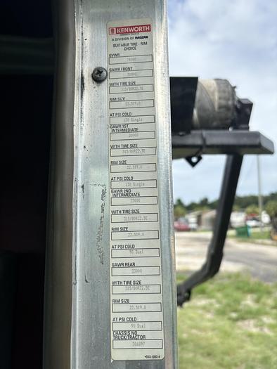 Used 2012 Kenworth T800 Tri-Axle Roll-Off Truck