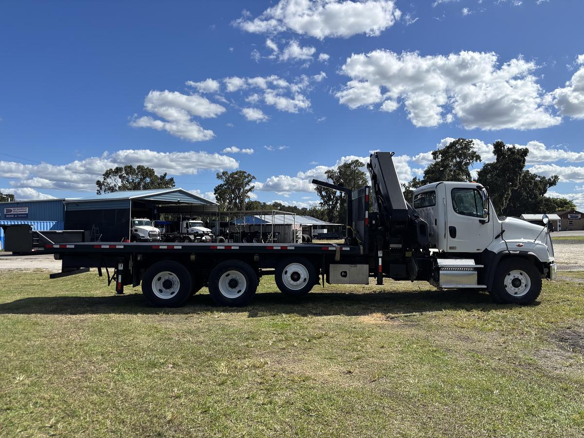Used 2015 Freightliner 114SD with HIAB XS 377 HIPRO Tri-Axle Knuckle Boom Truck #5794