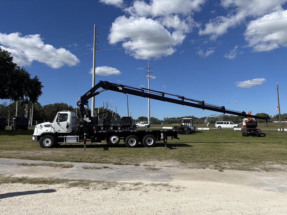 Used 2015 Freightliner 114SD with HIAB XS 377 HIPRO Tri-Axle Knuckle Boom Truck #5794