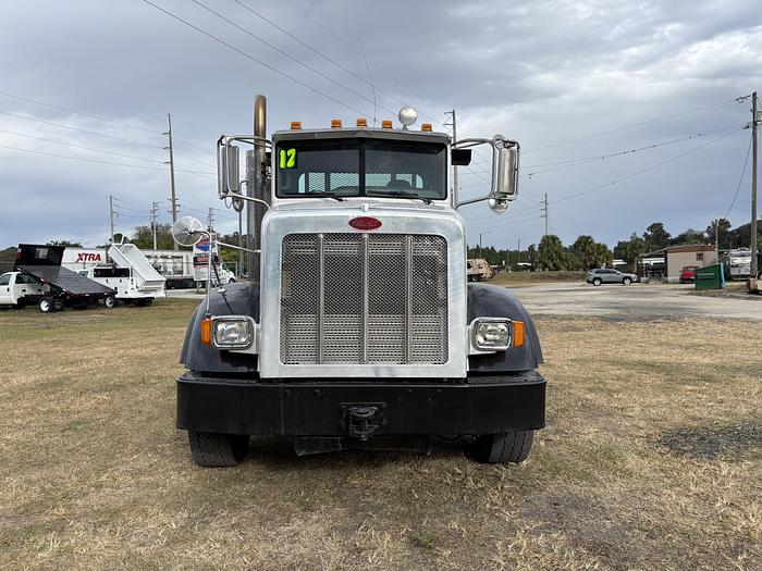 Used 2012 Peterbilt 365 Tri-Axle Roll-Off Truck