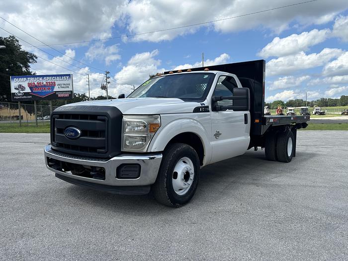 Used 2015 Ford F-350 Super-Duty Flatbed Dump