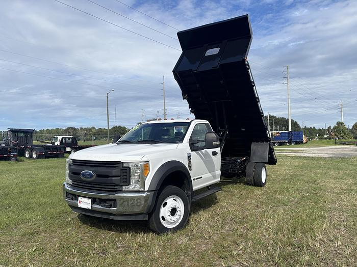 Used 2017 Ford F-550 XL Super-Duty Flatbed Dump