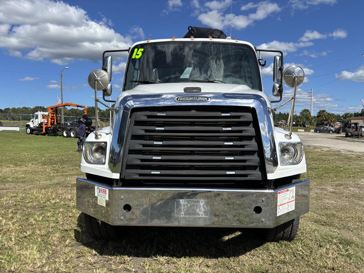 Used 2015 Freightliner 114SD with HIAB XS 377 HIPRO Tri-Axle Knuckle Boom Truck #5794