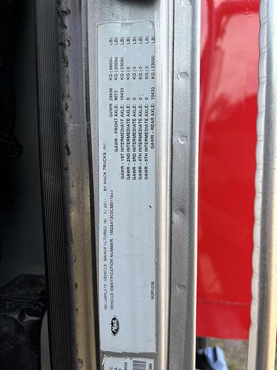 Used 2013 Mack GU713 Tri-Axle Dump Truck