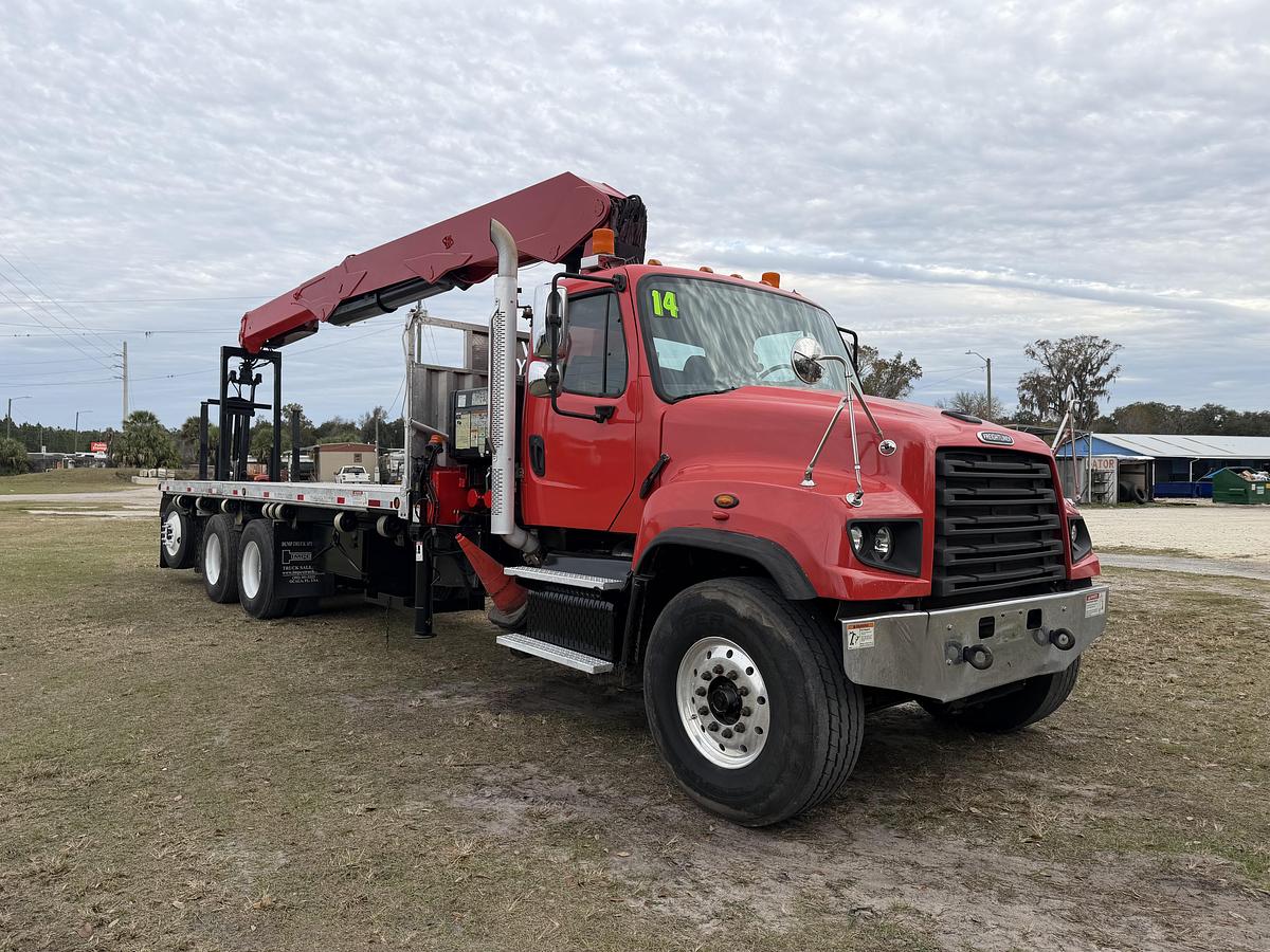 Used 2014 Freightliner 114SD Tri-Axle Drywall Boom Truck #5736