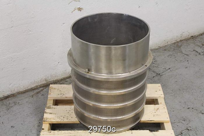 Unused Bird 200 Pressure Screen Basket, .008 Slots #29750