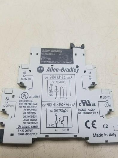 Used Allen-Bradley 700-HLT1Z Ser A, 700-TBS24 SER C