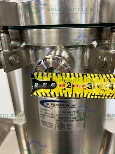 Used GL Filtration Ltd.  LF 250 Laboratory Scale 15 Liter Pan Filter -20°C-100°C