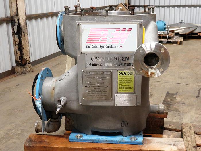Used BIRD 200 OMNISCREEN 316 S/S NO MOTOR