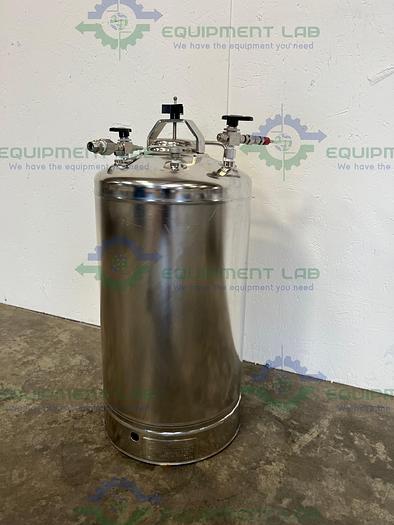 Used Alloy Products  30 Liter Stainless Steel Pressure Vessel 115PSI