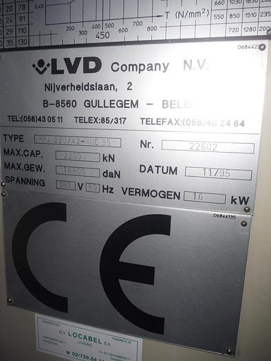 Gebruikt PLOOIBANK LVD PPI 220/42 nieuwe sturing !