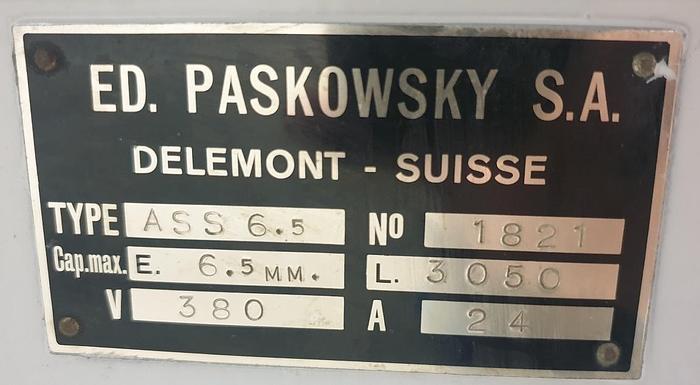 Gebraucht Hydraulische Tafelschere Eclair ASS 6,5 mm