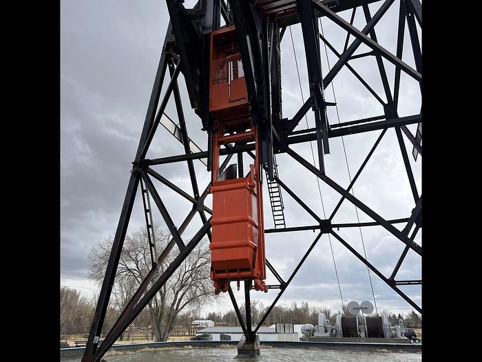 Used 1974 Headframe with Hoist for Underground Mine Large Production Headframe