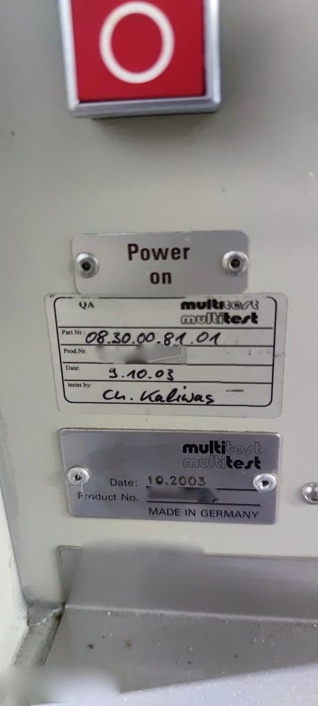 Used 2003 Multitest MT 9308