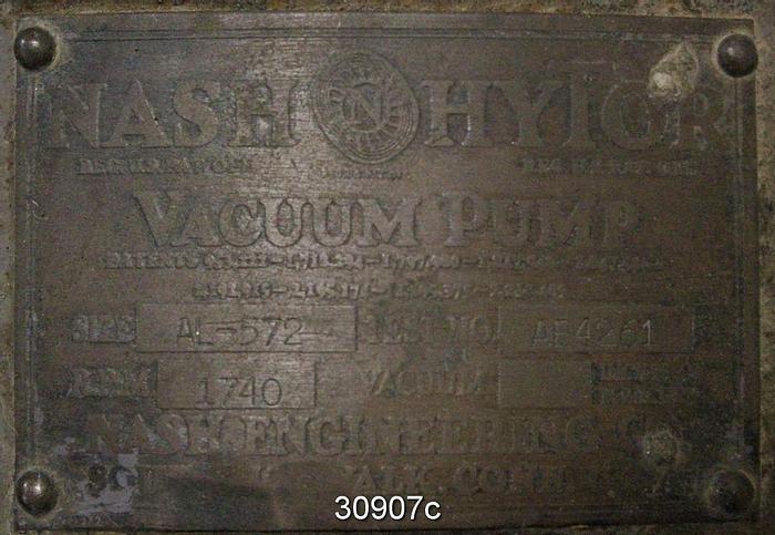 Used Nash AL-572 Vacuum Pump #30907