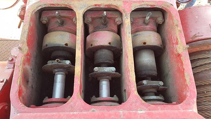 Used 1987 Pacific 4 Axle Carrier Style Oilfield Pump / Kill Truck